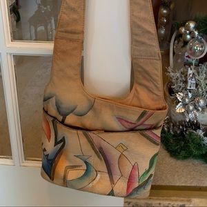 Vintage Sam Sam Hand Painted Purse